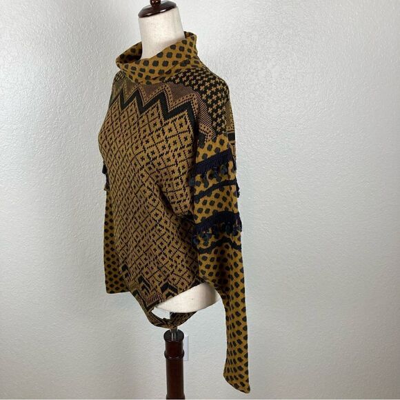 Vintage EYRE Walker Boho tassel sweater set Size M* READ - Picture 15 of 16